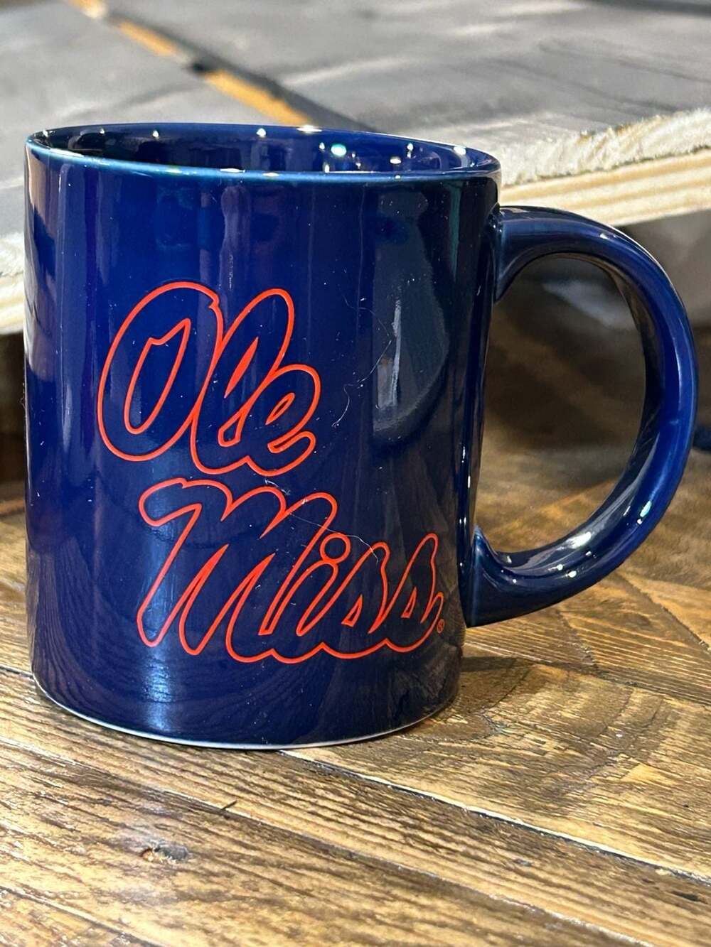 Boelter Brands Ole Miss Rebels Navy Ceramic Coffee Mug